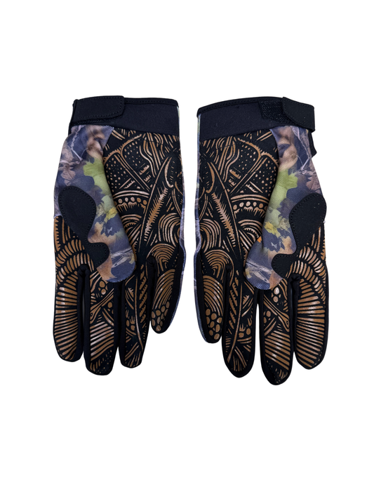 Camo MTB gloves