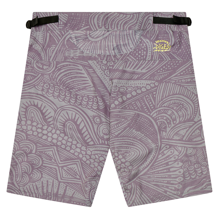Grey Line Art Mountain Bike Short