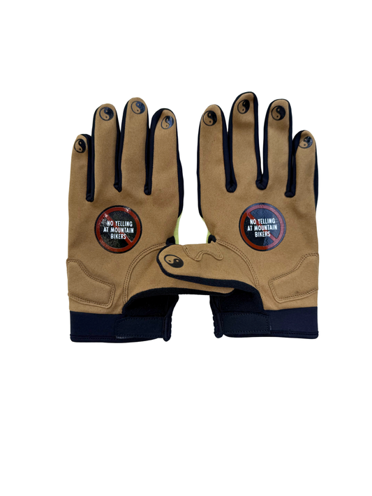 Yellow Shredders MTB gloves