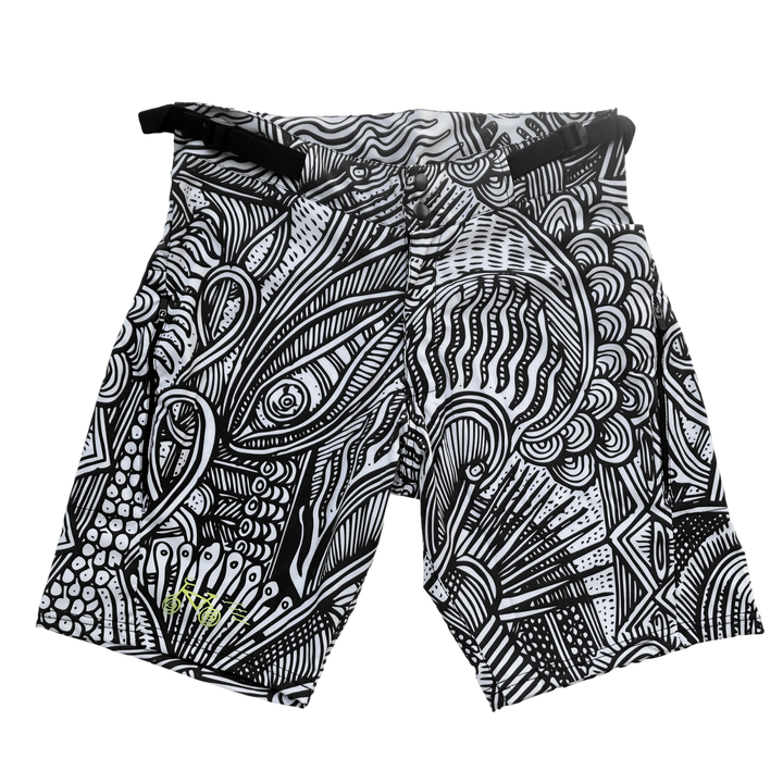 Black and White MTB short