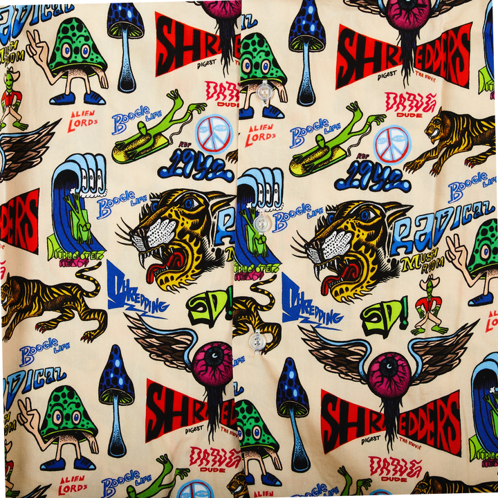 Boogie Life Button Down - Khaki