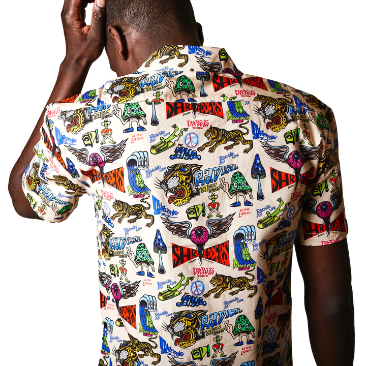 Boogie Life Button Down - Khaki