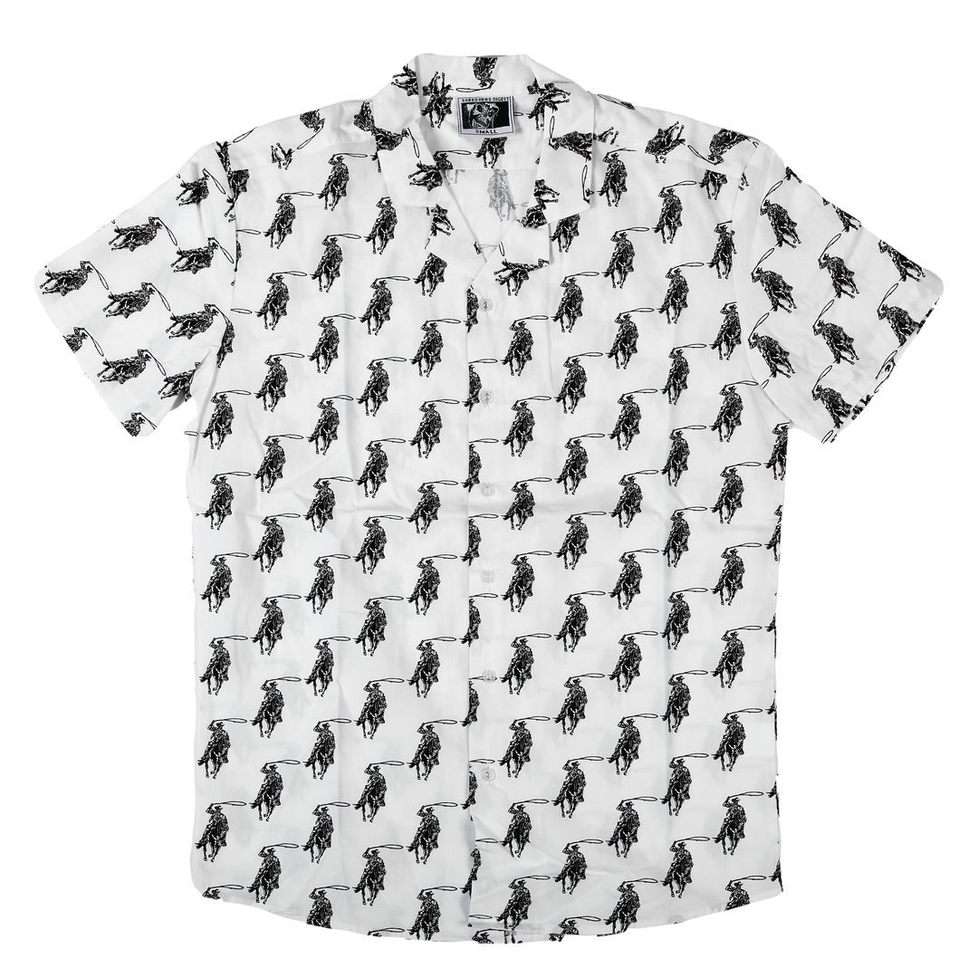 Cowboy Button Down - White