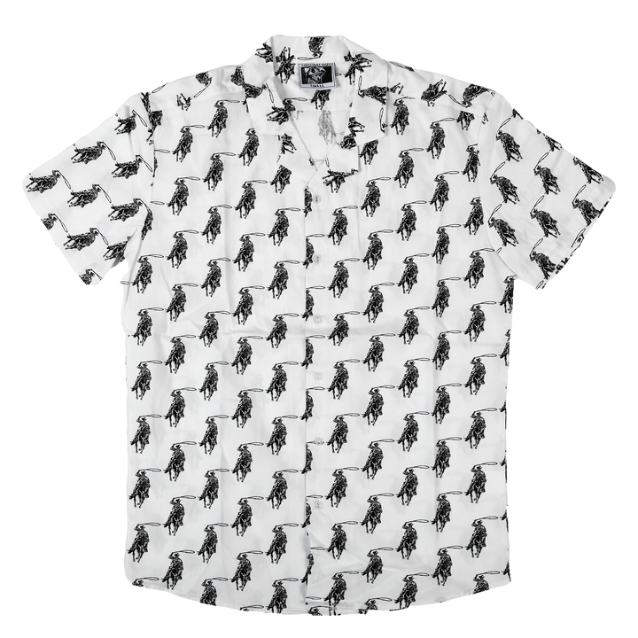 Cowboy Button Down - White