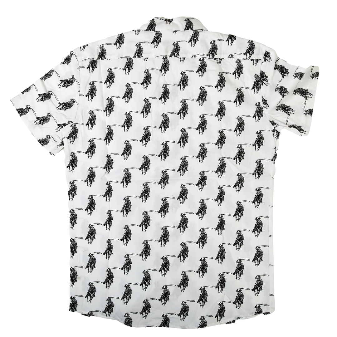 Cowboy Button Down - White