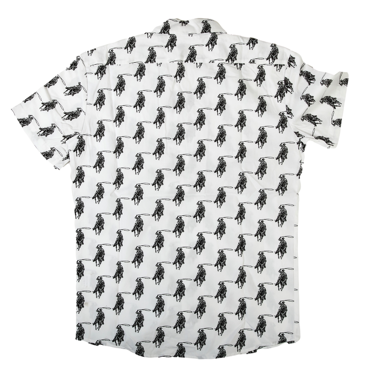 Cowboy Button Down - White