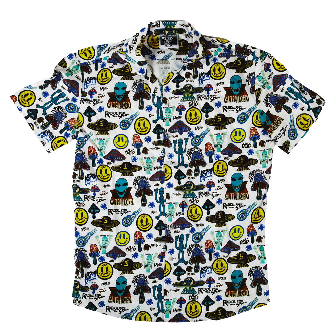 Alien Lords Button Down - White