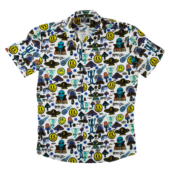 Alien Lords Button Down - White