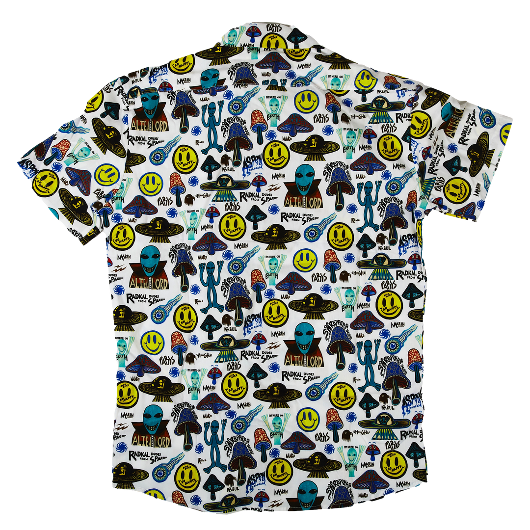 Alien Lords Button Down - White