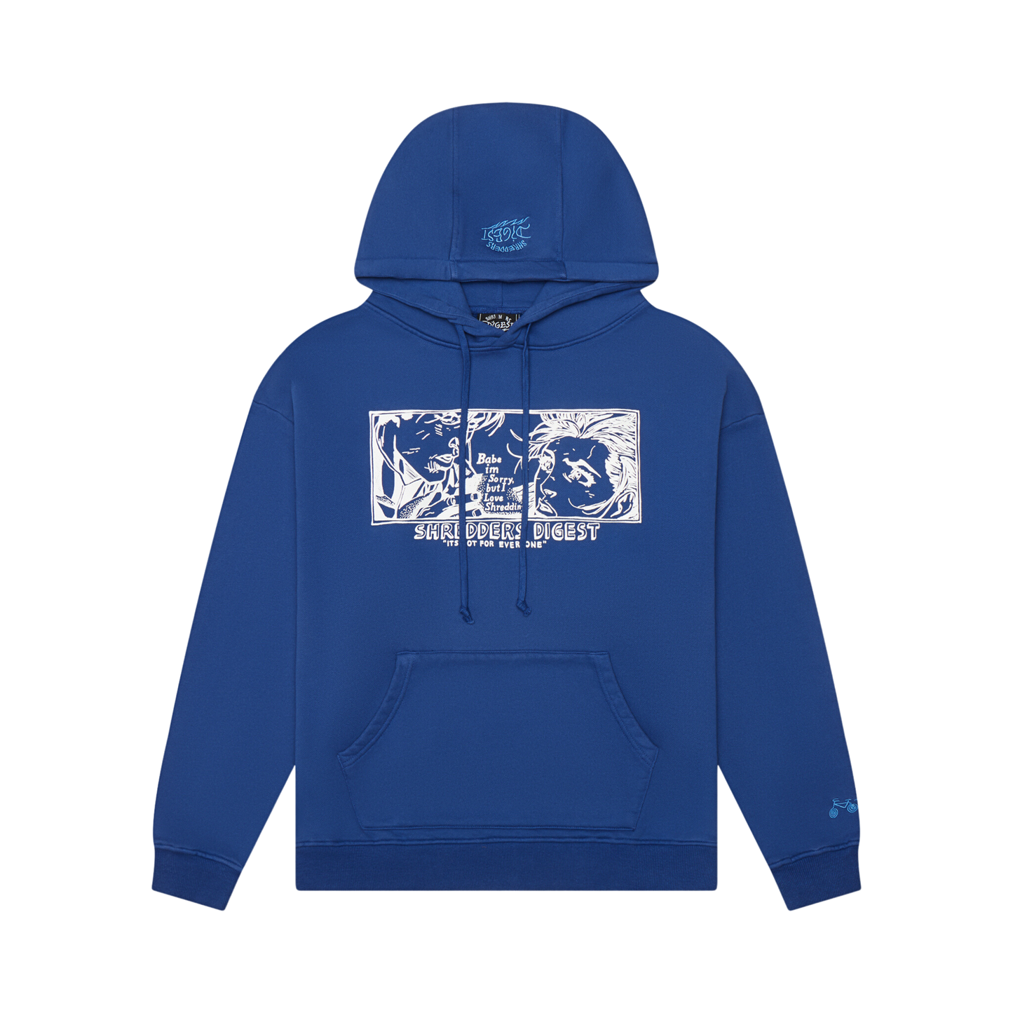 Sorry Babe Blue Hoodie