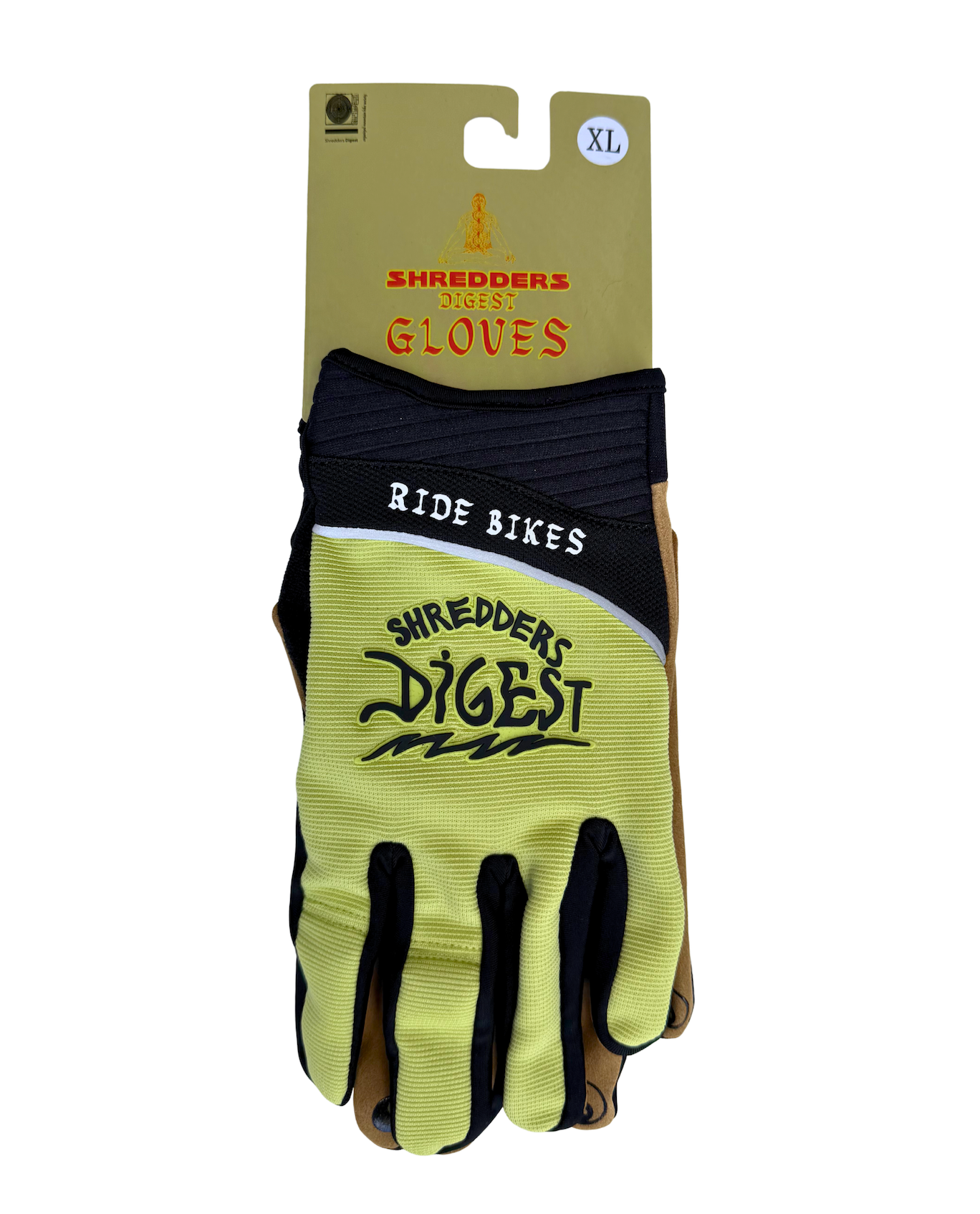 Yellow Shredders MTB gloves