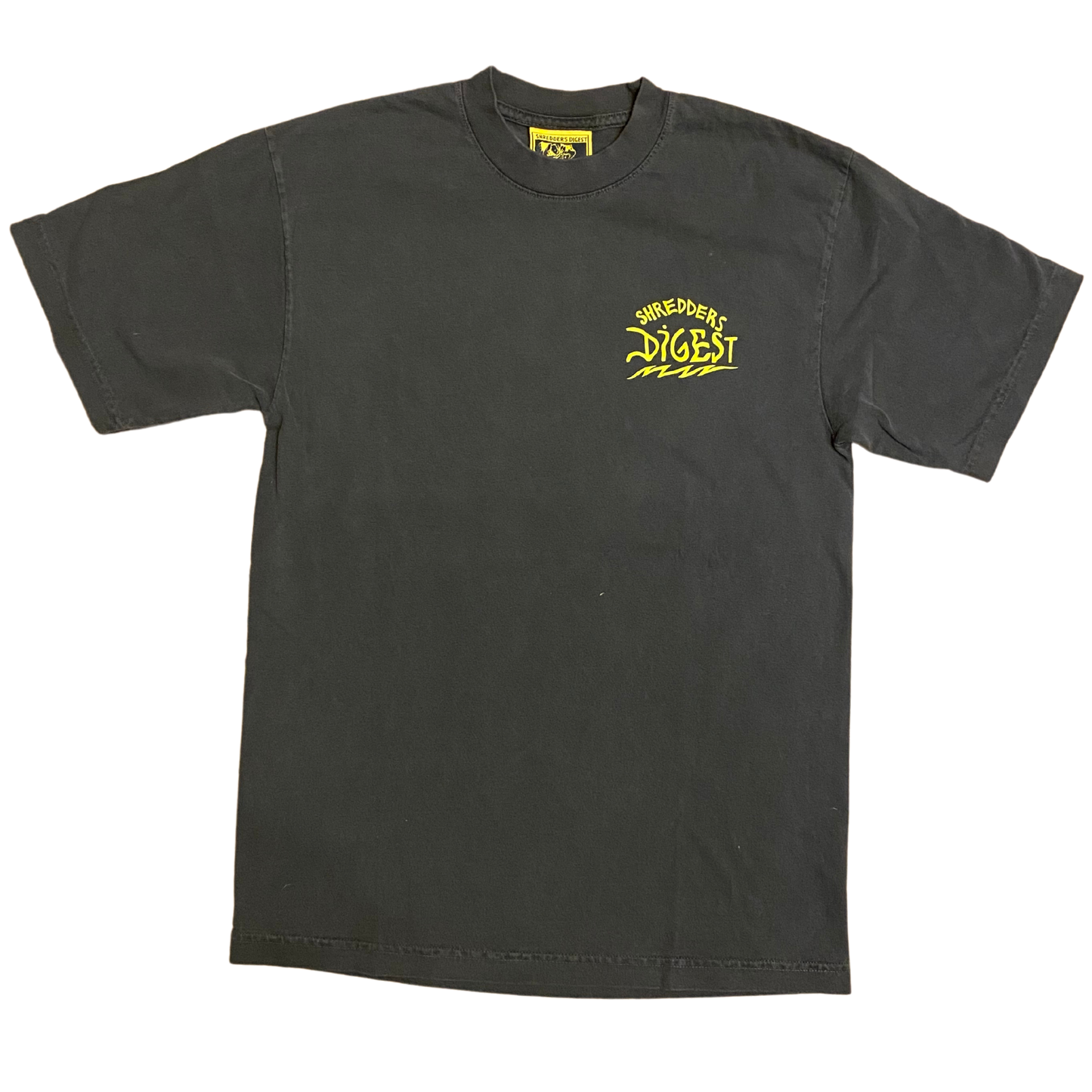 Washed Black Line Art Tee