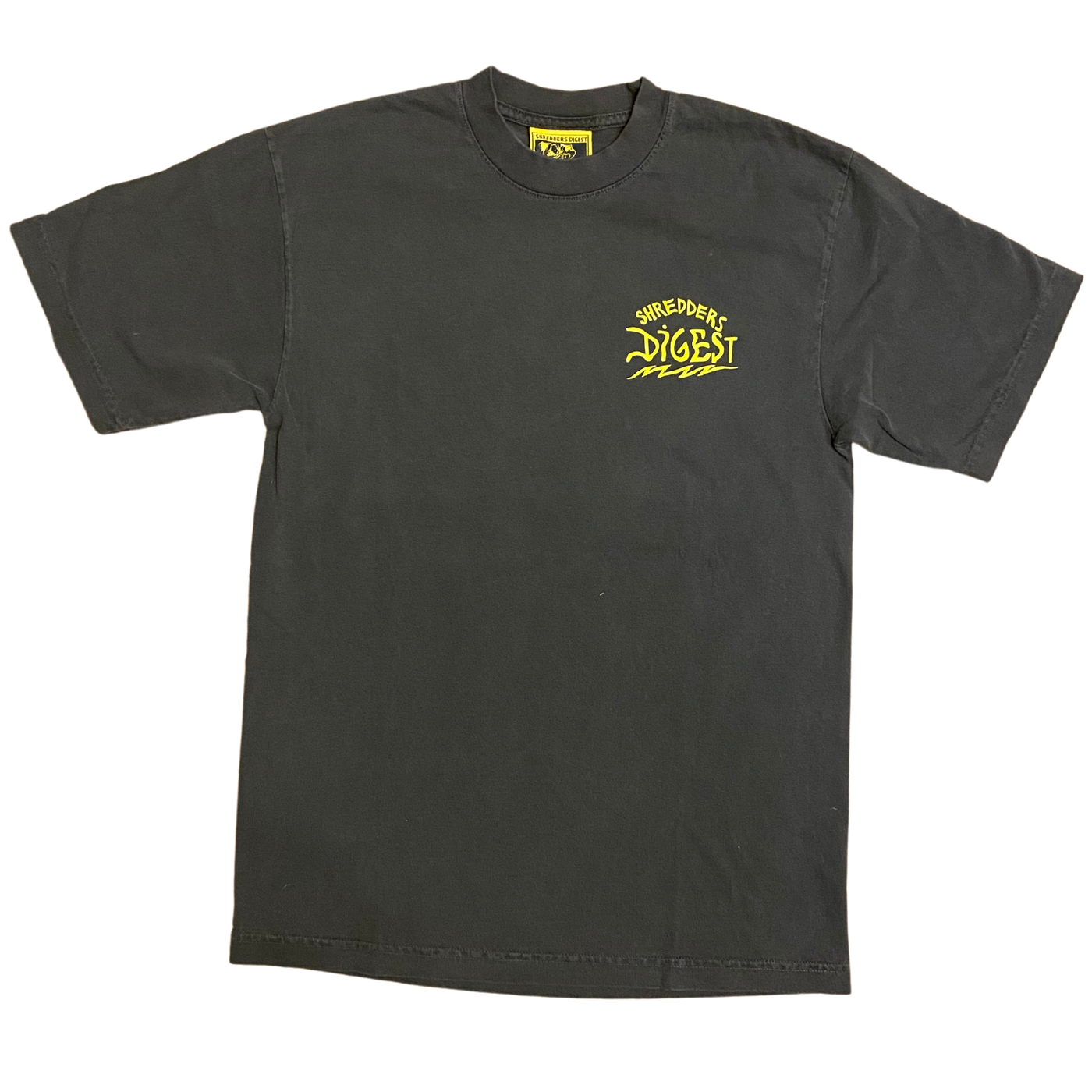 Washed Black Line Art Tee