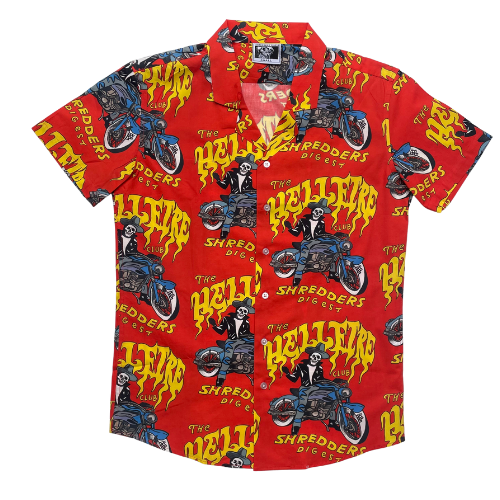 Hell Fire Button Down