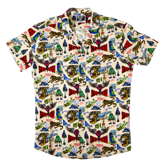 Boogie Life Button Down - Khaki