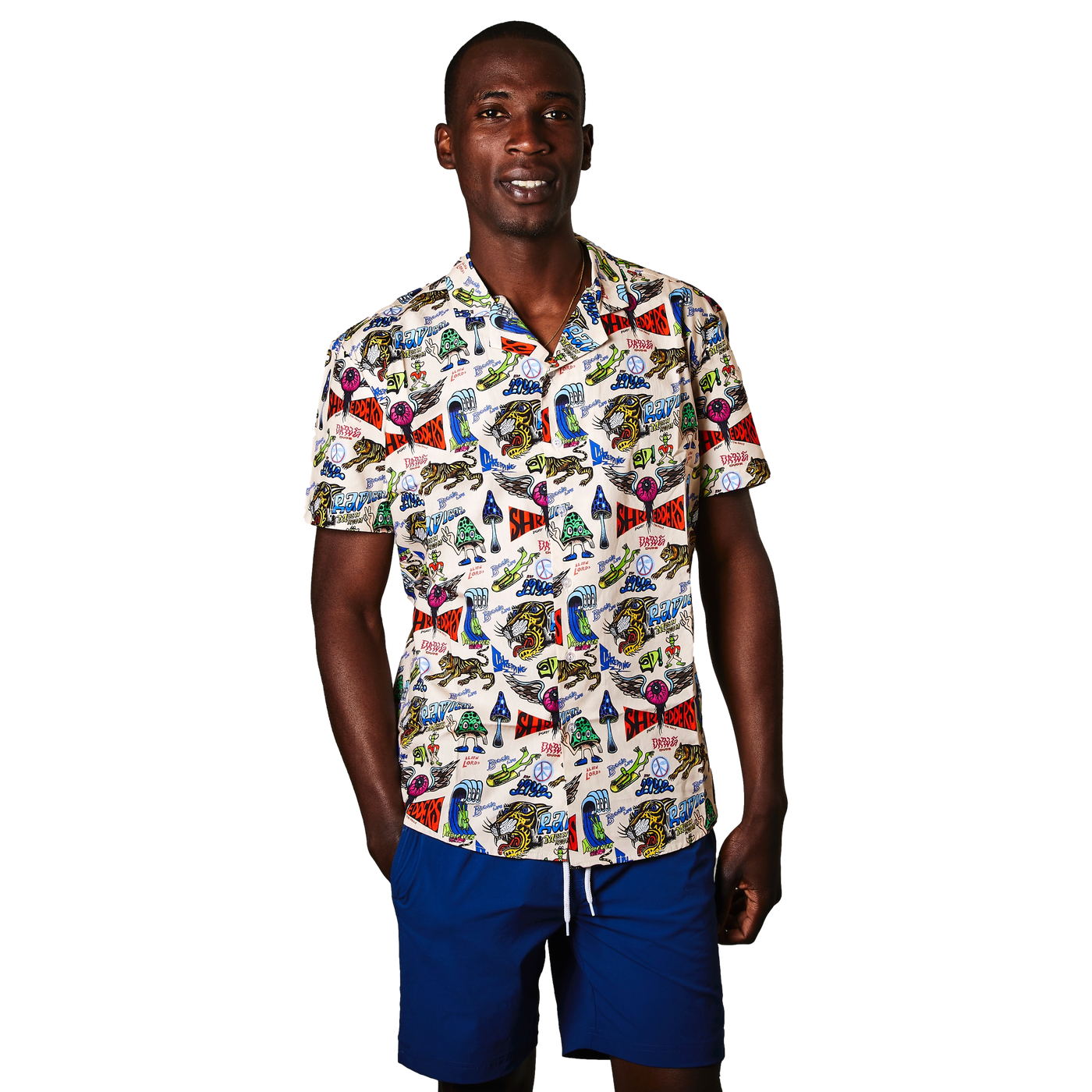 Boogie Life Button Down - Khaki