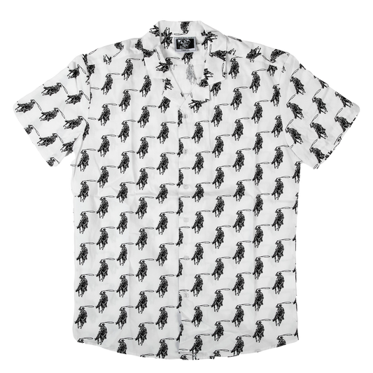 Cowboy Button Down - White